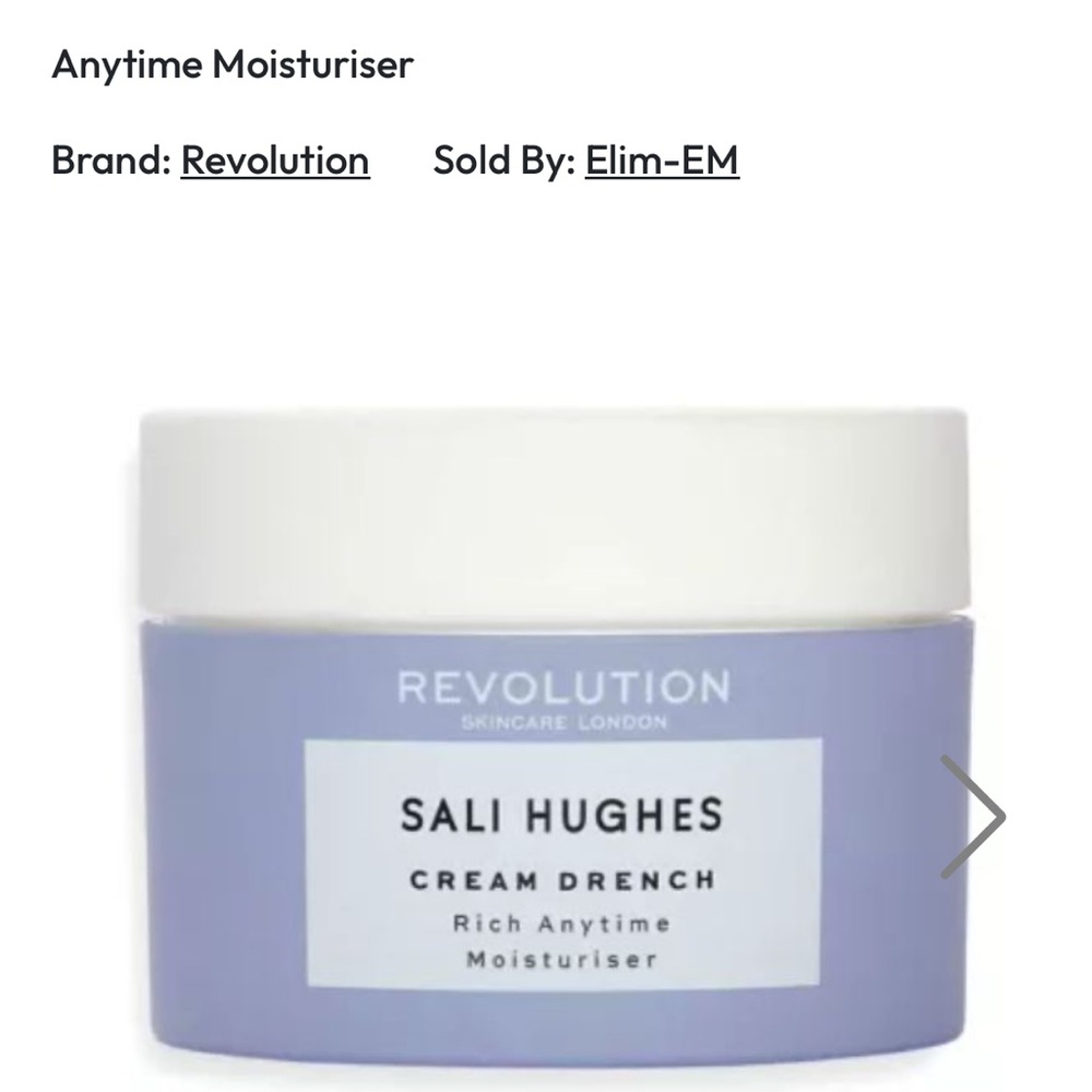 Revolution Sali Hughes Cream Drench Moisturizer - 1.69 Fl Oz $48